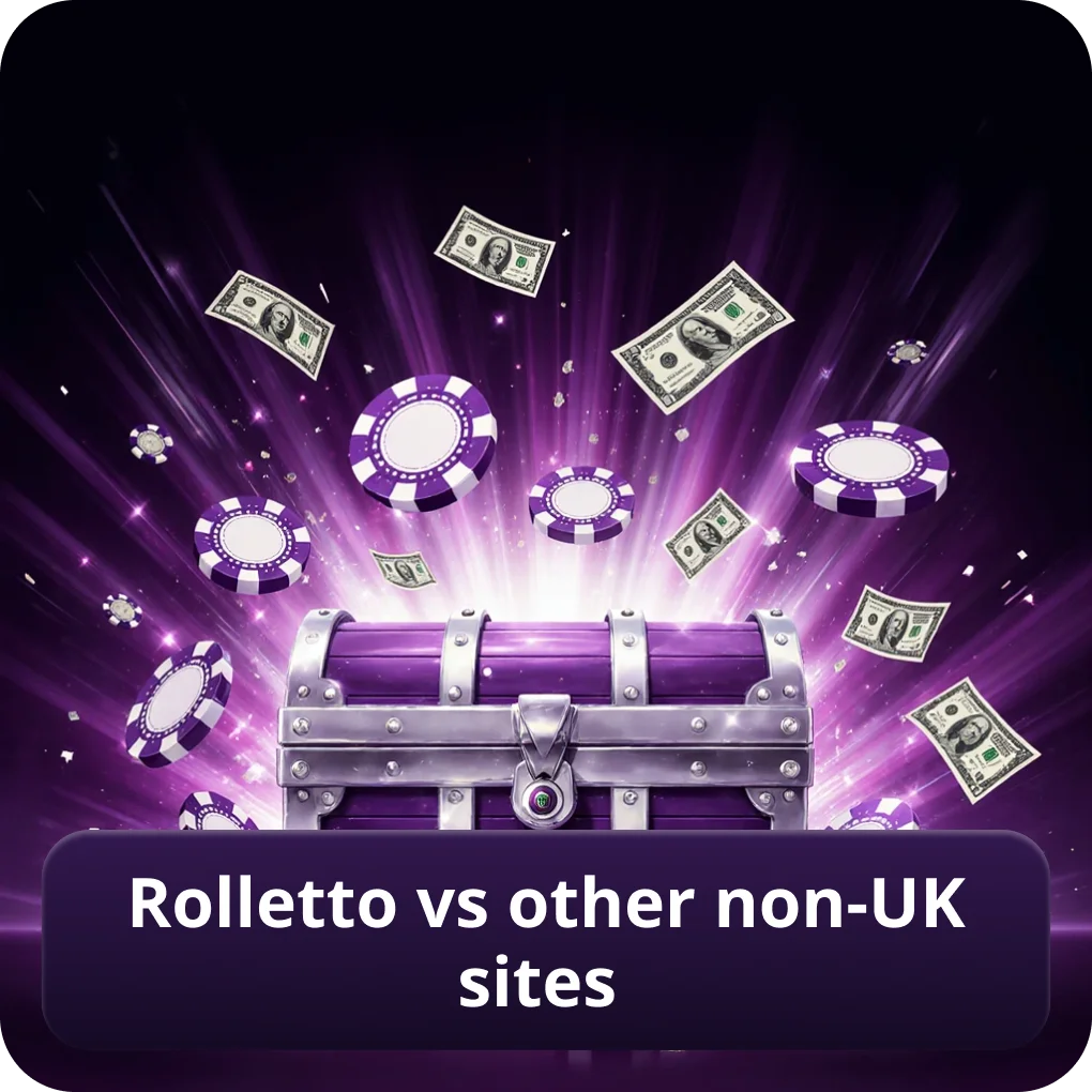 Rolletto vs Other Non UK Sites comparison table Rolletto vs Other Non UK Sites