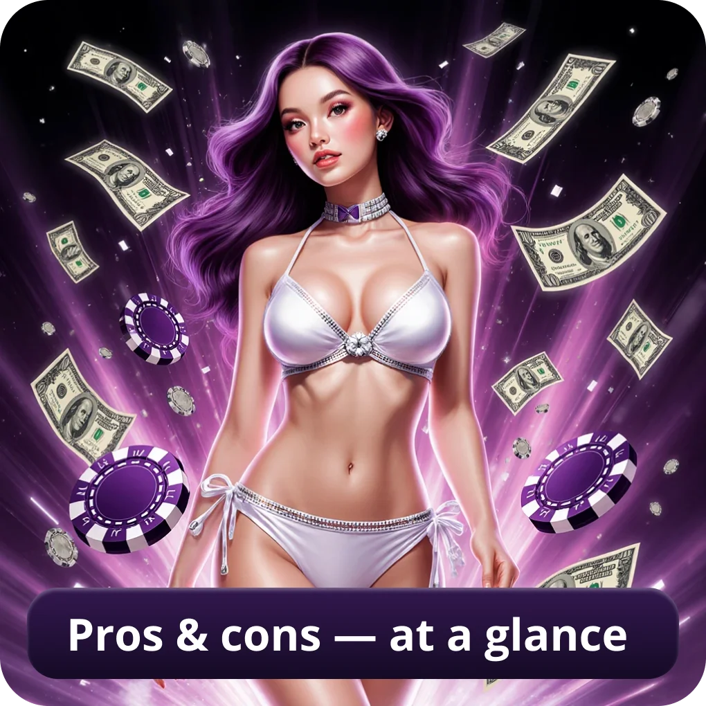 Pros & Cons — At A Glance F7 Casino strengths weaknesses Pros & Cons — At A Glance