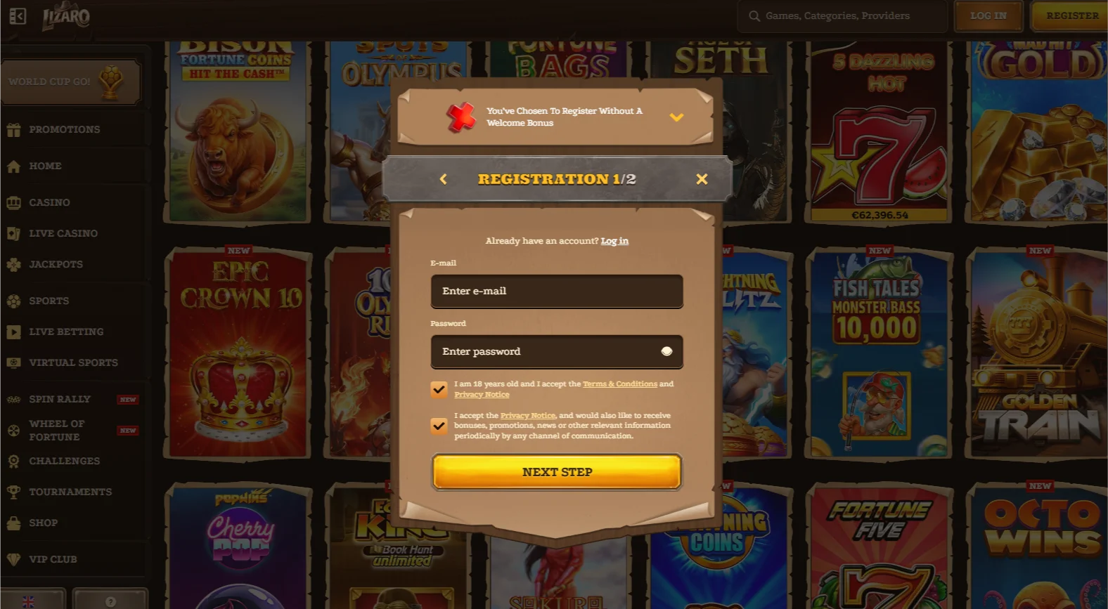 Lizaro Online Casino Overview complete review Lizaro Online Casino Overview