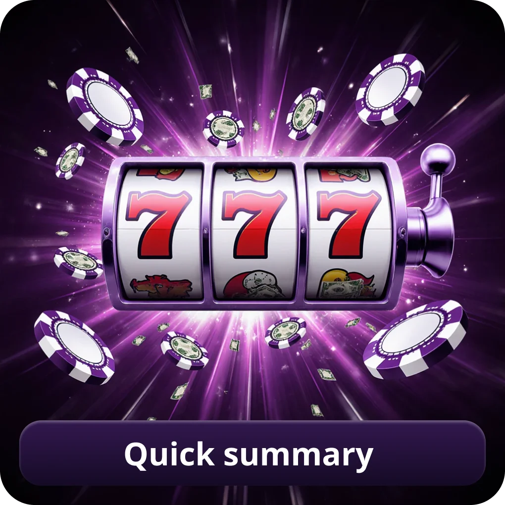 Quick Summary F7 Casino key features and specs Quick Summary