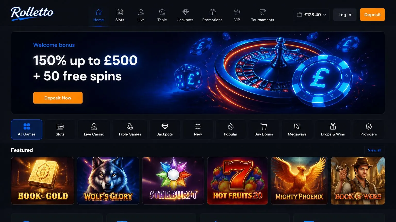 Rolletto Casino about the platform brand overview UK players Rolletto Casino about the platform brand overview
