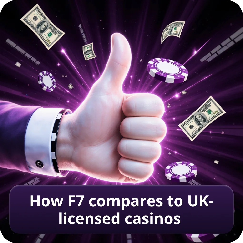 How F7 Compares To UK-Licensed Casinos key differences How F7 Compares To UK-Licensed Casinos