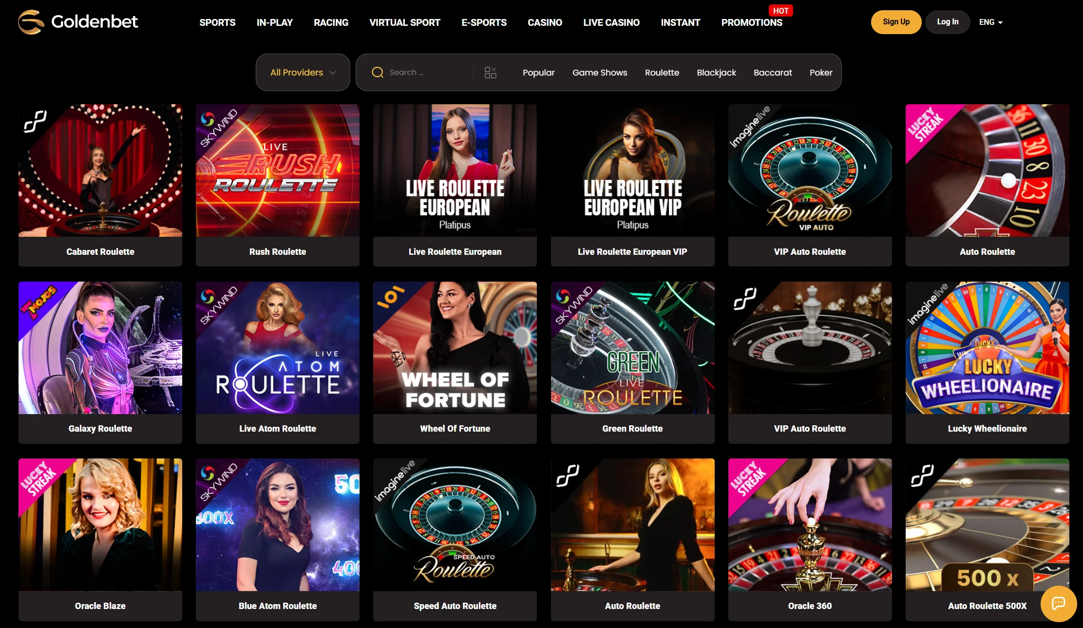 Table games and live casino Goldenbet experience Table games and live casino Goldenbet