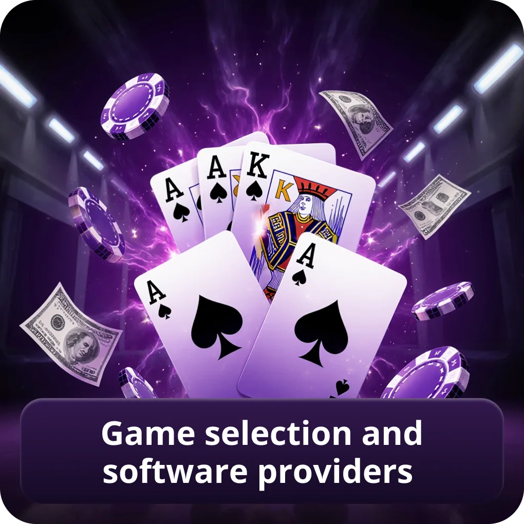 Game Selection and Software Providers at 1Red Casino Game Selection and Software Providers
